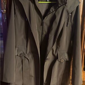 Women’s London Fog Chocolate Brown Outerwear, Medium in Size